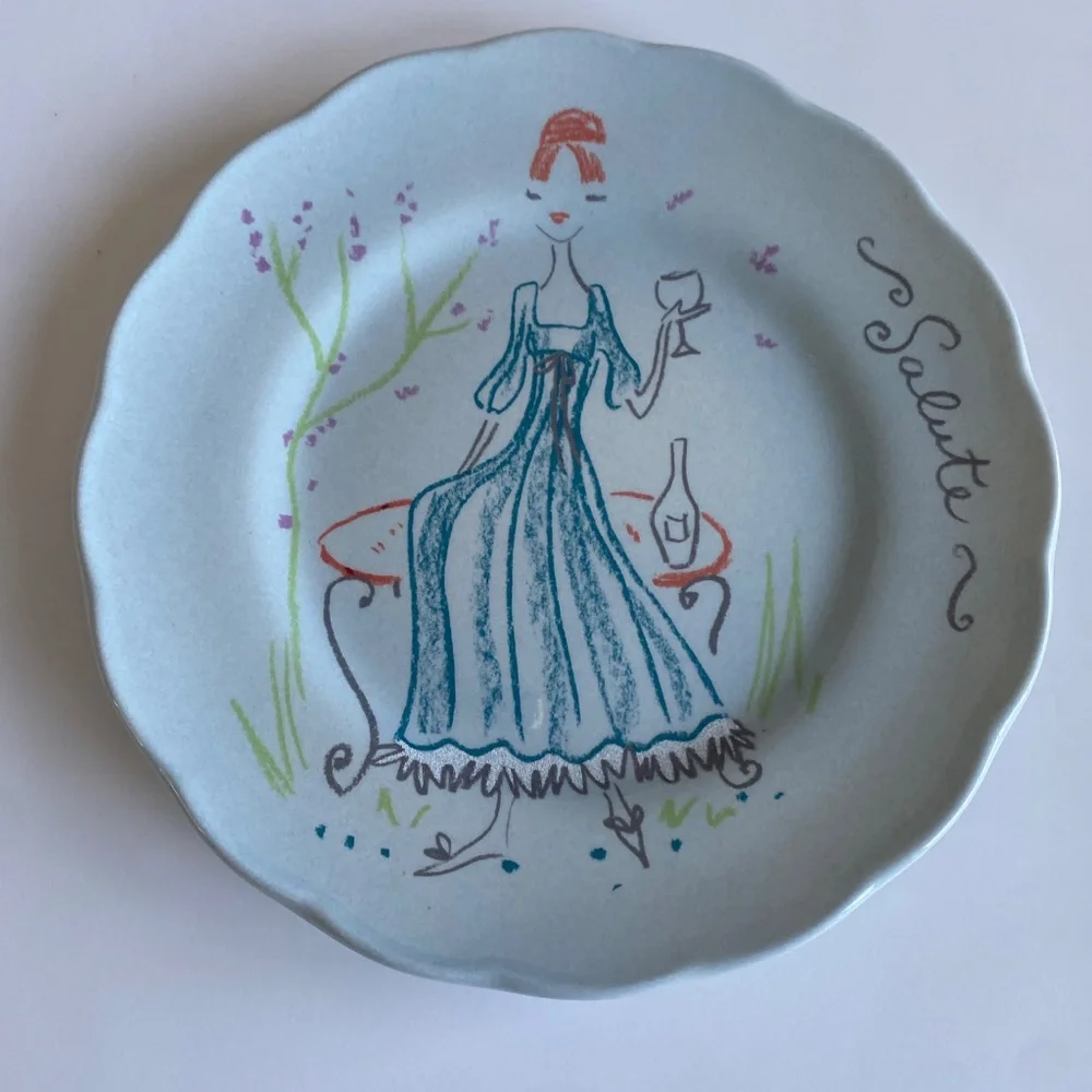 Anthropologie 2 Salute Salad Plates